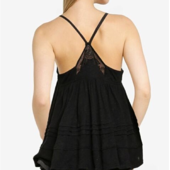 Free People | Sweet Pea Tank Size Small Black - Picture 4 of 8